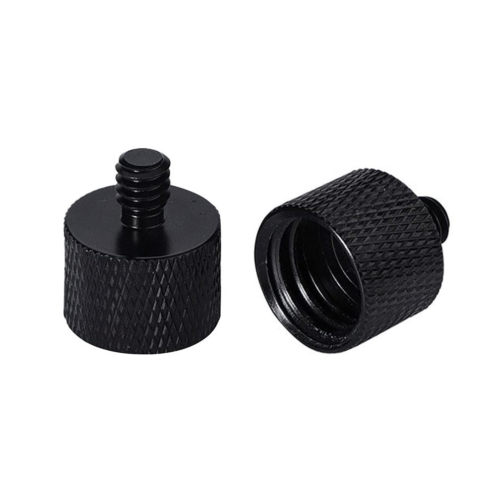 5/8" Female to 3/8" Male and 1/4" Male Microphone Adapter for of Tripod Spirit Thread for Attachment