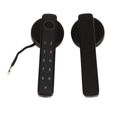 Focket Fingerprint Door Location, Biometric Digital Lock with Keypad Access Code for Office Office Apartment Bedroom Door Handle