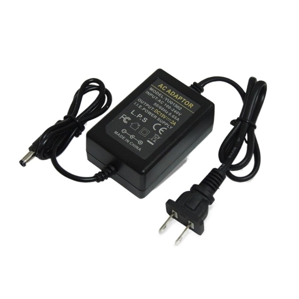 Two-Wire 15V2A Power Adapter 15V30W Desktop Two-Wire Power Trolley Speaker Charger