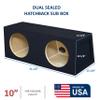 10" Dual Sealed Hatchback sub Box Speaker Box subwoofer Enclosure Stereo car Audio Home Audio view 2