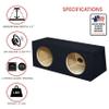10" Dual Sealed Hatchback sub Box Speaker Box subwoofer Enclosure Stereo car Audio Home Audio view 3