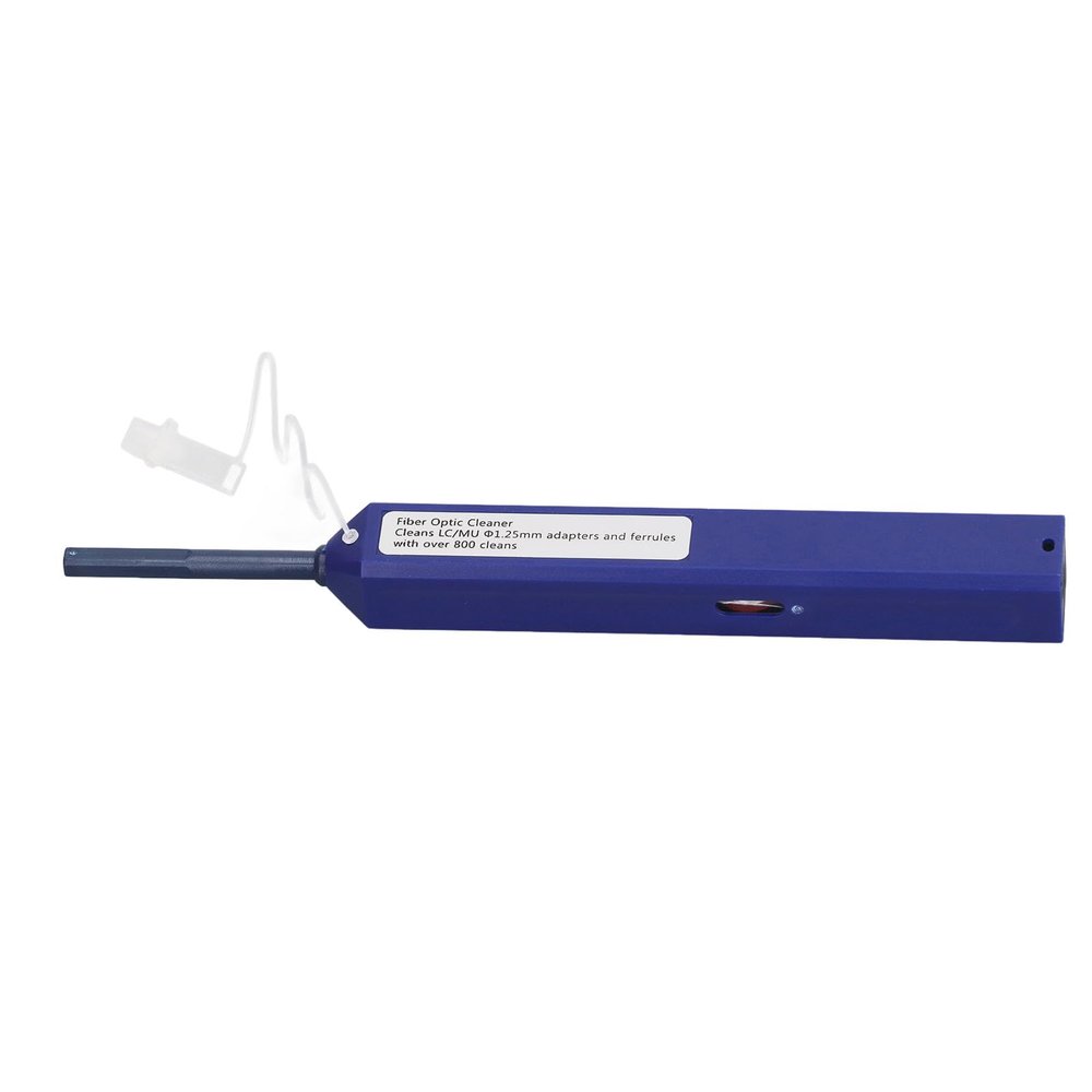 Asixxsix Fiber Optic Cleaner Pen, Extendable Design with Automated Click Notification for LC MU 1.25mm Connectors Fiber Cleaning Pen