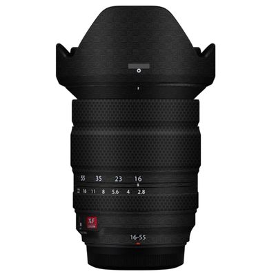 XF 16-55 II Anti-Scratch Camera Lens Skin Wraps Film Sticker for Fujifilm XF 16-55mm F2.8 II Protector Coat Vinyl Decals (Armor Fiber Black)