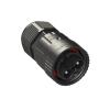 Two-core wire male end-EP series aviation waterproof LED connector power connector view 1