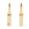 1PC Banana Speaker Copper Gold Plated Banana Head Cable Connector Adapter(Red Color) view 3