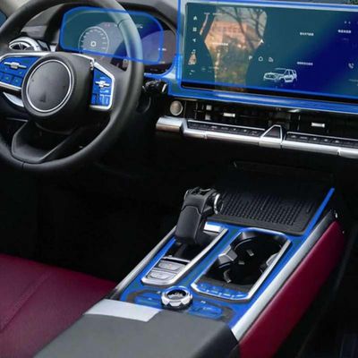 OQERVGI Car Stickers Car GPS Navigation LCD Screen TPU Protective Film, for Great Wall Tank 400 2024 Protector Decoration