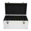 Focket HDD Storage Enclosure, 10 Bay Hard Drive Enclosure with EVA Cushioning for Aluminum Alloy 3.5 Inch HDD with Lock Slot and Tool view 1