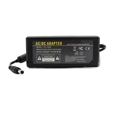 12V6A Power Adapter LED LCD Display Power Supply 12V Monitoring Equipment Power Supply 72W Sufficient Power