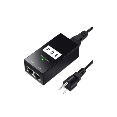30W Gigabit POE Power Supply 48V0.65A Power Supply Module 1000Mbps Transmission AP Bridge(48V0.65A 30W)