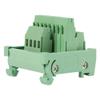 2 in 8 Out DIN Rail Mount Power Distribution Module Breakout Board, Material, Long, Rated 48V 1A, Compact Design for Easy Installation view 3