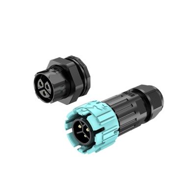 Waterproof aviation 2/3/4/5 core wire-to-board male-female plug-in m19 self-locking push-on connector(EW M19 3 core 5-8mm 20A)