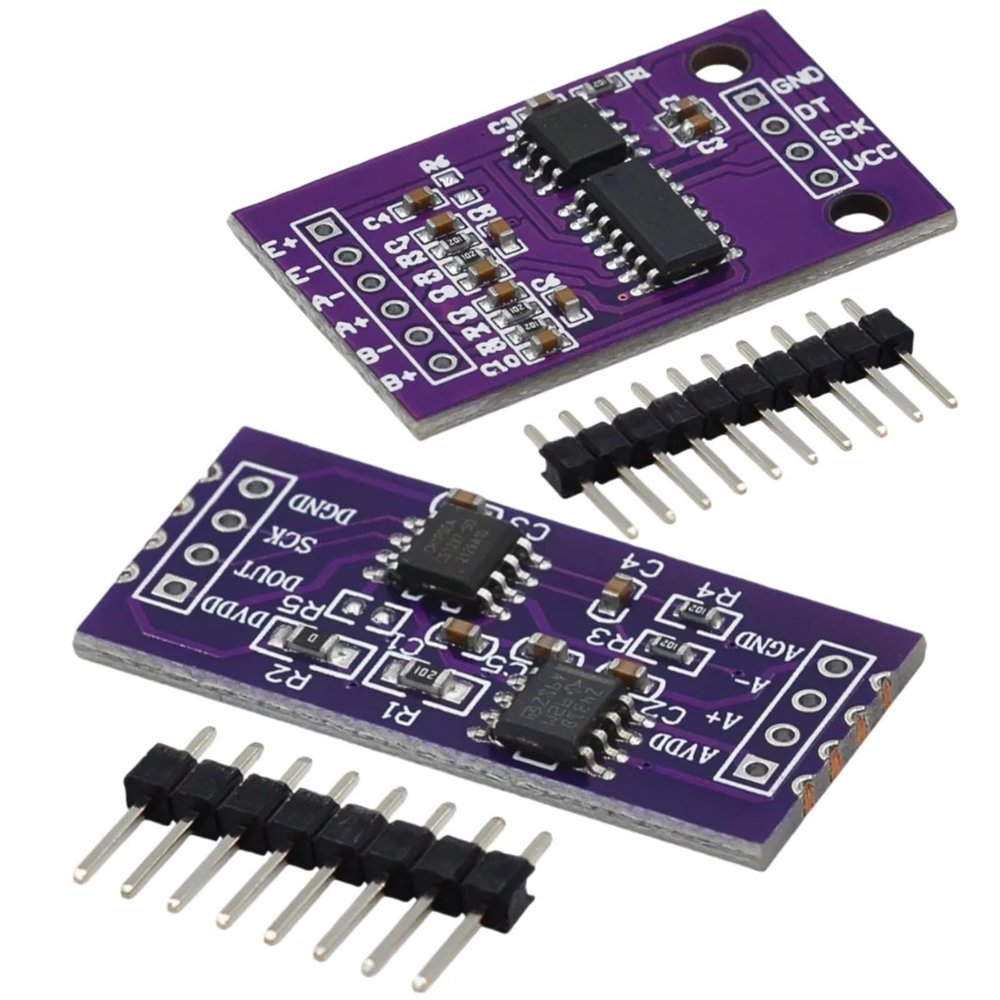 1-10pcs CS1237 24-bit ADC Module Onboard TL431 External Reference Chip Single-Channel Weighing Sensing 24bit CS1238 Dual Channel(2pcs CS1238)