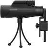 10x42 High Power Monocular Telescope with Smartphone Adapter and Tripod - Compact, BAK4 Prism Lens for Outdoor Bird Watching view 4