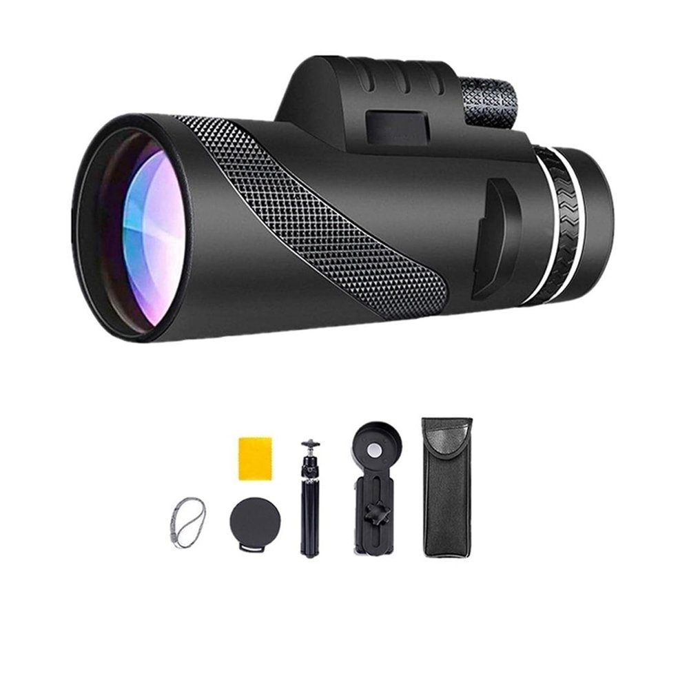 12X50 High Definition Monocular Telescope with BAK4 Prism & FMC Coating - LLL Night Vision for Sharp Images