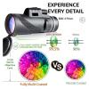 12X50 High Definition Monocular Telescope with BAK4 Prism & FMC Coating - LLL Night Vision for Sharp Images view 2