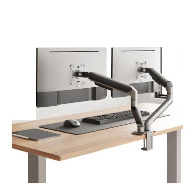 Monitor Arm Dual Monitor Stand for 17-32" Screens, Dual Monitor Mount with VESA 75/100mm, Height Adjustable Monitor Desk Mount, Each Arm Hold up to 19.8lbs Desk Accessories