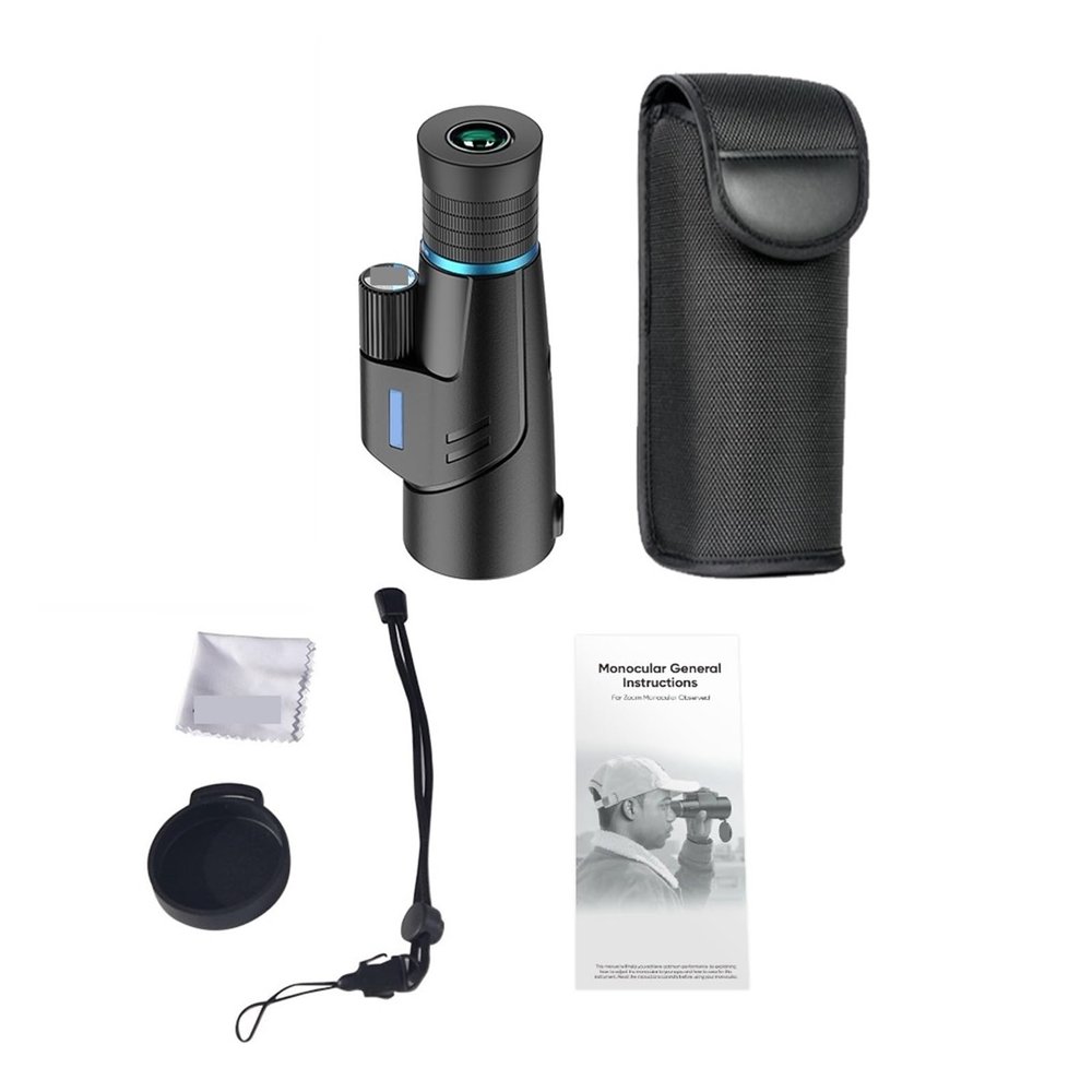 High-Powered Monocular Telescope - Sharp Images, Long Range Zoom, Ideal for Camping & Hunting