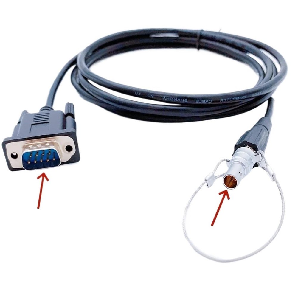 YkOHzqFHC GNSS RTK Cable Applicable to EMLID GNSS GPS Compatible with RS3 / RS2/RS2+ / RS/RS+ Cable 2m with DB9(15m)