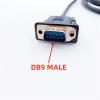 YkOHzqFHC GNSS RTK Cable Applicable to EMLID GNSS GPS Compatible with RS3 / RS2/RS2+ / RS/RS+ Cable 2m with DB9(15m) view 3