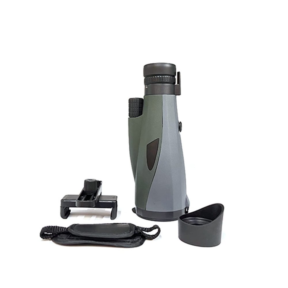 10-30x60 High-Power Monocular Telescope with Smartphone Adapter - 60mm FMC BAK4 Prism for Bird Watching, Camping, Hiking, Hunting