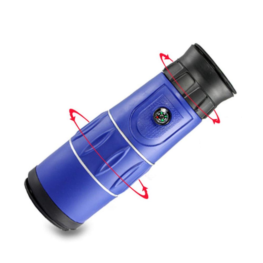 18x40 High Power HD Monocular Telescope - Compact, Waterproof, BAK4 Prism, Fully Multi-Coated Lens, Black