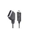 1M HD Converter Scart to HDMI-Compatible 1080P Video Audio Converter Adapter DC 5V Micro USB Cable Accessories for Set-top Box Display Conversion Line(SCART to HD 1M) view 1