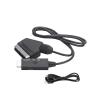 1M HD Converter Scart to HDMI-Compatible 1080P Video Audio Converter Adapter DC 5V Micro USB Cable Accessories for Set-top Box Display Conversion Line(SCART to HD 1M) view 2
