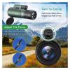 10-30x50 Zoom Telescope Monocular - Astronomical Hunting, Camping Equipment, HD Spotting Scope with Phone Adapter & Tripod - Sharp Images view 4