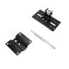 HFFFXRCY 180 Degree Adjustable Easy Installation Steel Space Saving Suspended Wall Mount KTV Stand Speaker Stand Durable Black Home Ceiling view 4
