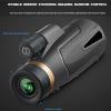 10x50 Portable Binoculars Telescope: Compact High Power Monocular with BAK4 Prism, Smartphone Adapter, Tripod for Bird Watching & Travel view 3