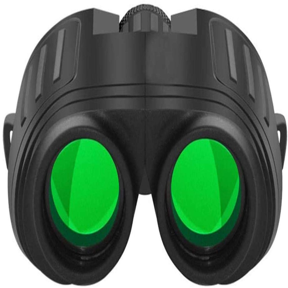 10x25 Compact Binoculars - High Powered, Folding, Waterproof, Suitable for Birding, Sightseeing, and Outdoor Activities
