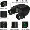 10x25 Compact Binoculars - High Powered, Folding, Waterproof, Suitable for Birding, Sightseeing, and Outdoor Activities view 2