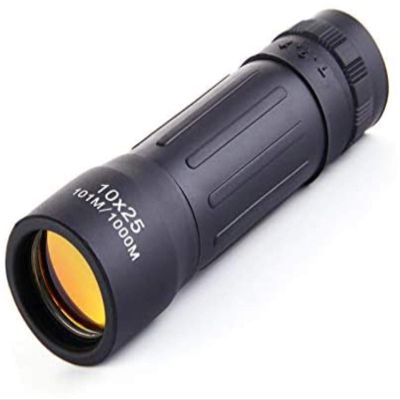 10x25 Mini Pocket Monocular Telescope - Zoom Binoculars with Eyepiece for Camping and Compact Telescope Use