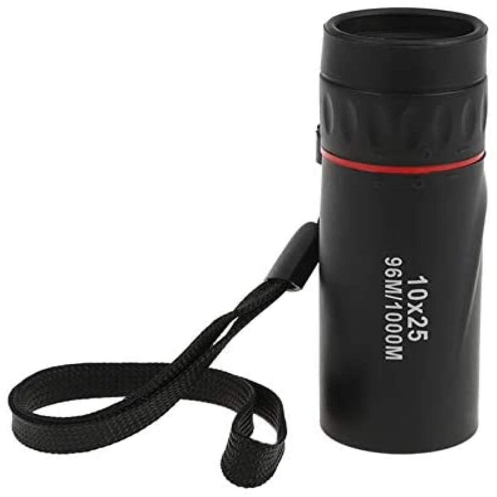 10x25 High Definition Dual Focus Zoom Monocular Telescope - Compact, High Power Pocket Binoculars, New 9.2x3cm Size