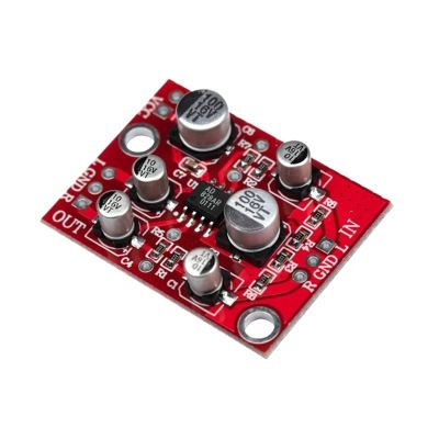 1-10pcs DC 5V-15V 12V AD828 Stereo Preamp Power Amplifier Board Preamplifier Module(2pcs)