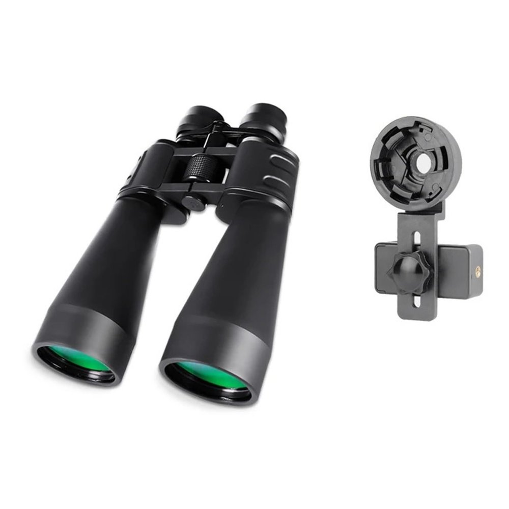 10-380x100 Powerful Binoculars, Long Range Telescope Zoom, HD BAK4, High Magnification Professional Monocular - Sharp Images