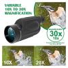 10-30x50 HD Zoom Telescope: Professional Monocular for Bird Watching, Travel, Hunting with Tripod view 4