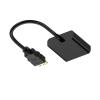 1080P HDMI-Compatible to VGA Adapter Cable with 3.5mm Audio Jack USB Power Port Converter for PC Laptop PS4/3 Projector TV Box Display Conversion Line(No Audio No Power) view 1