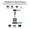 1080P HDMI-Compatible to VGA Adapter Cable with 3.5mm Audio Jack USB Power Port Converter for PC Laptop PS4/3 Projector TV Box Display Conversion Line(No Audio No Power) view 2