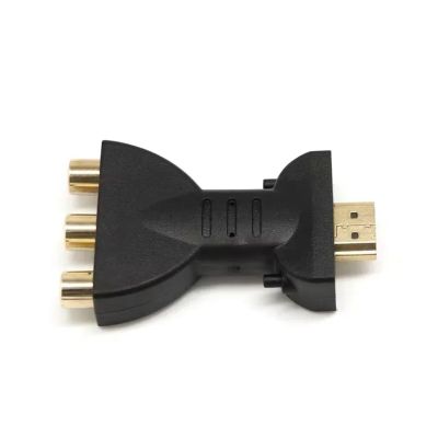 HDMI to AV Converter Cable-3RCA Composite/Component Adapter for PS2/DVD/CRT TV, Red-White-Yellow & RGB Video Output Display Conversion Line