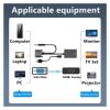 1080P VGA to HDMI Converter Adapter with USB Power & 3.5mm Audio - Male to Female for PC Laptop TV Projector Computer Display Display Conversion Line view 3