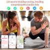 JIANVNUI Smart Ring for Women & Men - Health & Fitness Tracker with Heart Rate, Blood Oxygen, Sleep Monitoring, 128 Sports Modes, IP68 Waterproof, Gesture Control, No Subscription Fees (9#) view 3