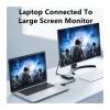 1080P HDMI-Compatible to VGA Adapter Cable with 3.5mm Audio Jack USB Power Port Converter for PC Laptop PS4/3 Projector TV Box Display Conversion Line(with Audio No Power) view 4