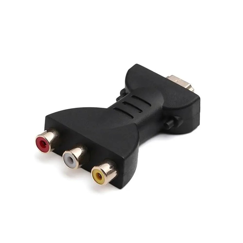 1080P RCA AV to HDMI-Compatible Composite Adapter Converter Audio Video Cable HDMI-Compatible to AV with USB Cable for HD TV Box Display Conversion Line