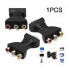 1080P RCA AV to HDMI-Compatible Composite Adapter Converter Audio Video Cable HDMI-Compatible to AV with USB Cable for HD TV Box Display Conversion Line view 4