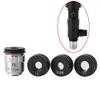 JOEBO Microscope Kit Objective Lens Coaxial Light Monocular C-Mount Zoom Lens Microscope Camera Microscope Lens Adapters(5X) view 4