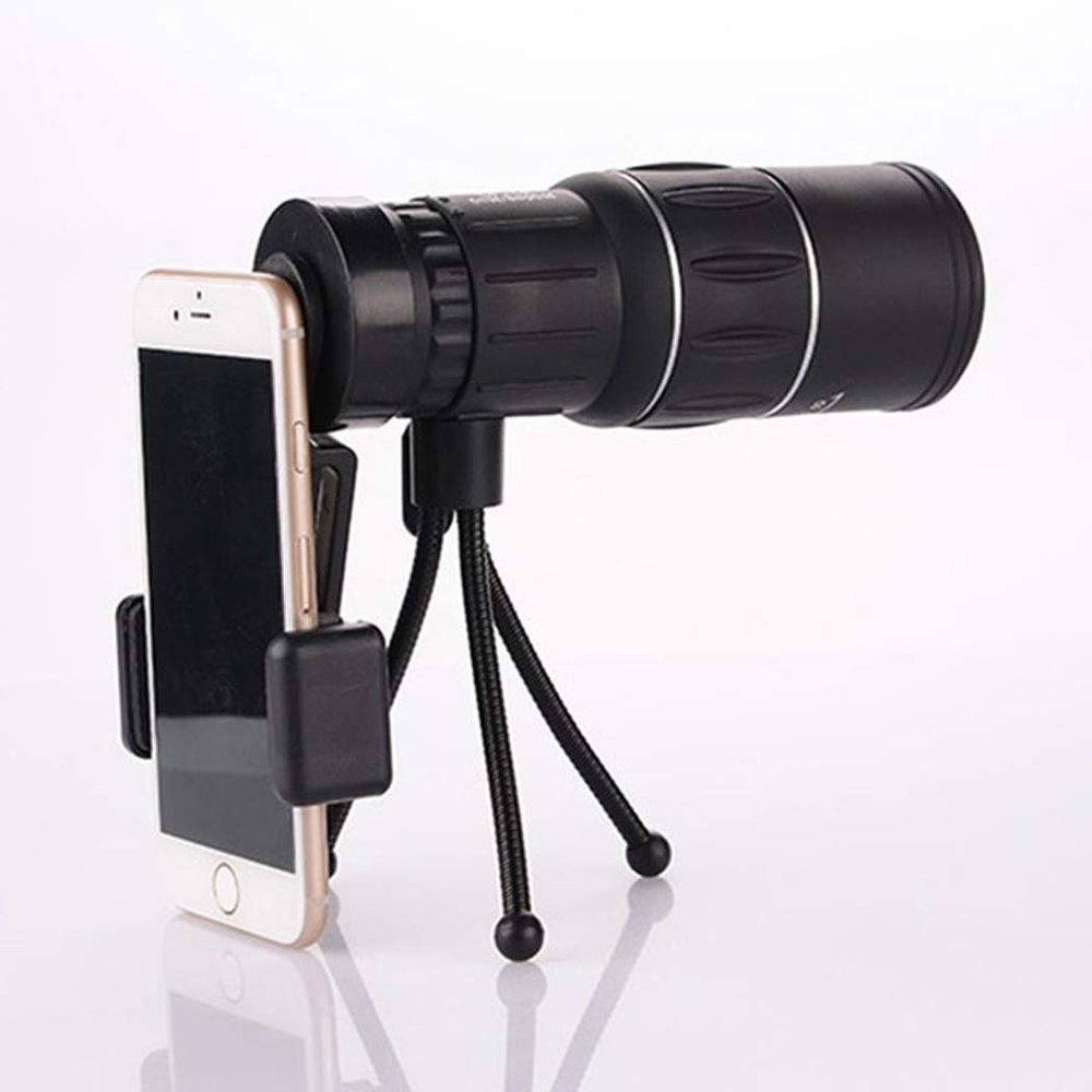 12X50 High Power HD Monocular Telescope with Smartphone Holder & Tripod - Waterproof, Fully Multi-Coated Optical Glass Lens