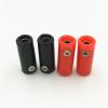 100Pcs Brass 4mm Banana Speaker Jack Female Socket Test Connector Adapter Red and Black(Red) view 3