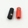 100Pcs Brass 4mm Banana Speaker Jack Female Socket Test Connector Adapter Red and Black(Red) view 4