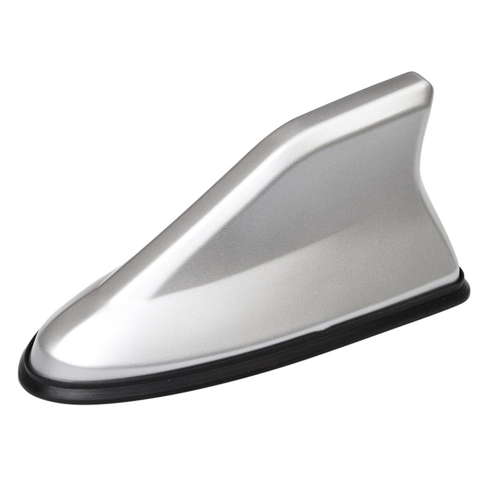 Car Shark Fin Antenna Cover for Ford Fiesta 5-Door/Fiesta 3-Door/Fiesta Active/Fiesta Van HF 1984-2025 2026 Roof Aerial Base Antenna Cover,Silver